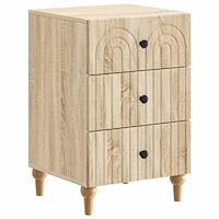 vidaXL Nattduksbord Sonoma-ek 43x 41 x 66,5 cm Konstruerat trä