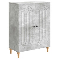 vidaXL Sideboard Betonggrå 66 x 34,5 x 90 cm Konstruerat trä