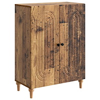vidaXL Sideboard Gammalt trä 66 x 34,5 x 90 cm Konstruerat trä