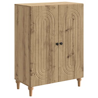 vidaXL Sideboard Artisan-ek 66 x 34,5 x 90 cm Konstruerat trä