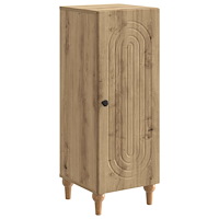 vidaXL Sideboard Artisan-ek 33 x 34,5 x 90 cm Konstruerat trä
