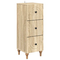 vidaXL Lådans skåp Sonoma-ek 33 x 34,5 x 90 cm Konstruerat trä
