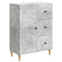 vidaXL Sideboard med låda Betonggrå 66 x 34,5 x 90 cm Konstruerat trä
