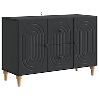 vidaXL TV-skåp med låda Svart 89 x 34,5 x 60 cm Konstruerat trä