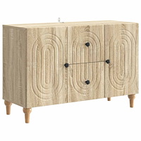 vidaXL TV-skåp med låda Sonoma-ek 89 x 34,5 x 60 cm Konstruerat trä