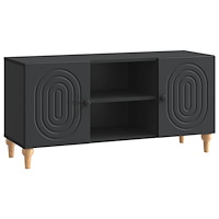 vidaXL TV-skåp Svart 102 x 34,5 x 50 cm Konstruerat trä