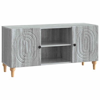 vidaXL TV-skåp Grå sonoma-ek 102 x 34,5 x 50 cm Konstruerat trä
