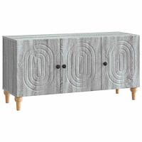 vidaXL TV-skåp Grå sonoma-ek 99 x 34,5 x 50 cm Konstruerat trä