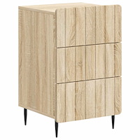 vidaXL Nattduksbord med låda Sonoma-ek 43x 41 x 68 cm Konstruerat trä