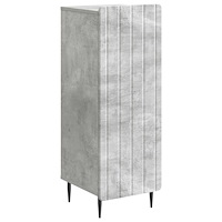 vidaXL Sideboard Betonggrå 34,5 x 33 x 92 cm Konstruerat trä