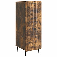 vidaXL Sideboard Rökt ek 34,5 x 33 x 92 cm Konstruerat trä