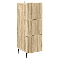 vidaXL Lådans skåp Sonoma-ek 33 x 34,5 x 92 cm Konstruerat trä