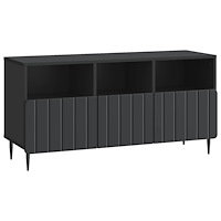 vidaXL TV-skåp med låda Svart 102 x 34,5 x 50 cm Konstruerat trä