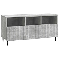 vidaXL TV-skåp med låda Betonggrå 102 x 34,5 x 50 cm Konstruerat trä