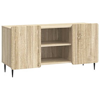vidaXL TV-skåp Sonoma-ek 102 x 34,5 x 52 cm Konstruerat trä