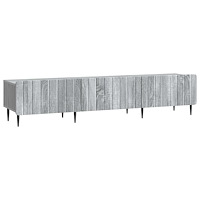 vidaXL TV-skåp Grå sonoma-ek 147 x 34,5 x 32 cm Konstruerat trä
