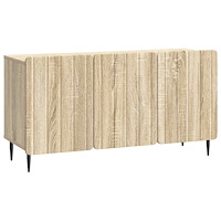 vidaXL TV-skåp Sonoma-ek 99 x 34,5 x 52 cm Konstruerat trä