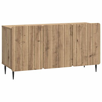 vidaXL TV-skåp Artisan-ek 99 x 34,5 x 52 cm Konstruerat trä