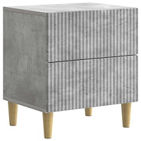 vidaXL Nattduksbord Betonggrå 43 x 34,5 x 48 cm Konstruerat trä
