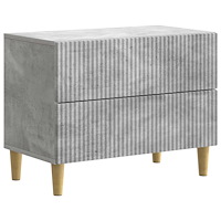 vidaXL Nattduksbord Betonggrå 62 x 34,5 x 48 cm Konstruerat trä