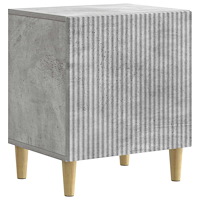 vidaXL Nattduksbord Betonggrå 43 x 34,5 x 50 cm Konstruerat trä