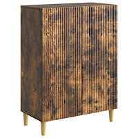 vidaXL Sideboard Rökt ek 66 x 34,5 x 90 cm Konstruerat trä