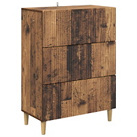 vidaXL Lådans skåp Gammalt trä 66 x 34,5 x 90 cm Konstruerat trä