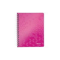 LEITZ Anteckningsblock Leitz WOW A5, linjerat, 80 blad, 80 g, rosa