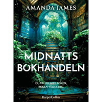 Amanda James Midnattsbokhandeln (bok, danskt band)