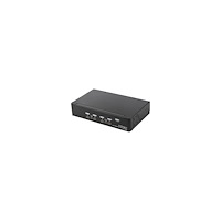StarTech.com StarTech.com 4-ports DisplayPort KVM-switch med 4K 60 Hz upplösning - omkopplare för tangentbord/video/mus/ljud - 4 port...