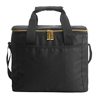 Sagaform City kylväska stor Svart/guld 20 Liter