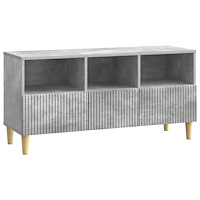 vidaXL TV-skåp med låda Betonggrå 102 x 34,5 x 50 cm Konstruerat trä