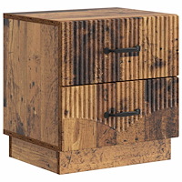 vidaXL Nattduksbord Gammalt trä 43 x 34,5 x 44,5 cm Konstruerat trä