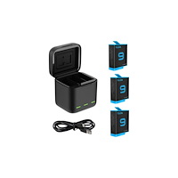 Telesin Telesin trekanalsbox för GoPro Hero 9 / Hero 10 + 3 batterie...