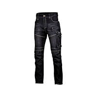 LAHTIPRO Lahti Pro jeansbyxor svarta stretch med förstärkningar, 3XL,...