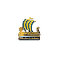 Nordic Souvenir Magnet Vikingaskepp