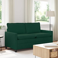 vidaXL Soffa Mörkgrön 156 x 81 x 87,5 cm Sammet