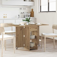 vidaXL Matbord 115 x 70 x 75 cm Konstruerat trä Artisan-ek Rektangulär