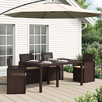 vidaXL Sittkuddar 4 pcs Taupe 47 x 36 x 2 cm Polyester