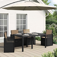 vidaXL Sitt- och Ryggkuddar 4 pcs Taupe 47 x 45 x 2 cm Polyester