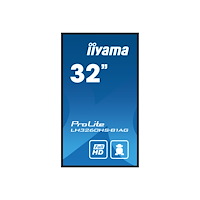 Iiyama iiyama ProLite LH3260HS-B1AG 32" Klass (31.5" visbar) LED-bakgrundsbelyst LCD-skärm - Full HD - för digital skyltning