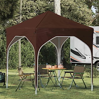 vidaXL Pop-up Partytält 194 x 194 x 245 cm Brun