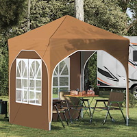vidaXL Pop-up Partytält 192 x 192 x 245 cm Beige