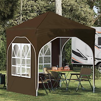 vidaXL Pop-up Partytält 192 x 192 x 245 cm Taupe