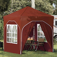 vidaXL Pop-up Partytält 192 x 192 x 245 cm Terracotta