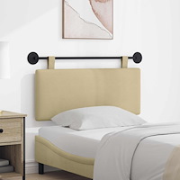 vidaXL Hängande sänggavel Kordread tyg