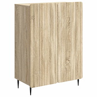 vidaXL Sideboard Sonoma-ek 66 x 34,5 x 92 cm Konstruerat trä