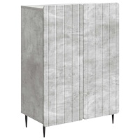 vidaXL Sideboard Betonggrå 66 x 34,5 x 92 cm Konstruerat trä