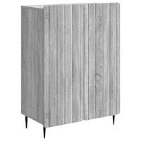 vidaXL Sideboard Grå sonoma-ek 66 x 34,5 x 92 cm Konstruerat trä