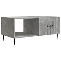 vidaXL Kaffeebord Betonggrå 90 x 50 x 40 cm Konstruerat trä